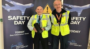 George Best Belfast City Airport wins the Best Community Engagement award at the UK Airport Safety Week