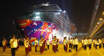 Dream Cruises’ newest luxury liner, World Dream made its inaugural call at Hong Kong’s Kai Tak Cruise Terminal