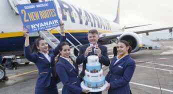 Ryanair inaugurates flights on its new Glasgow service to Krakow and Madrid