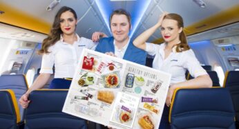 Ryanair launches a new range of premium products on its inflight menu