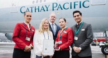 Swissport Zurich receives “Best Ground Handling Agent of the Year in Customer Services” award from Cathay Pacific