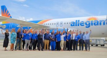 Allegiant expands fleet with its first U.S.-produced Airbus A320 aircraft