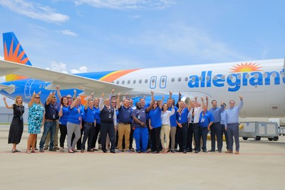 airbus a320 allegiant aircraft produced fleet its expands employees welcomes american bulletin aviation industry round board made delivery assembled airline