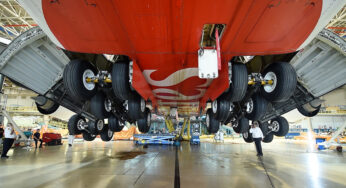 Emirates Engineering successfully accomplished the first complete replacement of landing gear on Emirates Airbus A380 aircraft