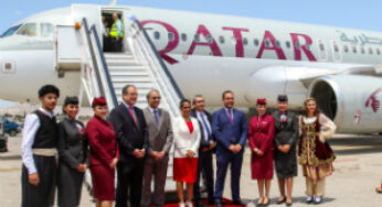 Qatar Airways celebrates the start of its new direct non-stop service from Doha to Mykonos, Greece