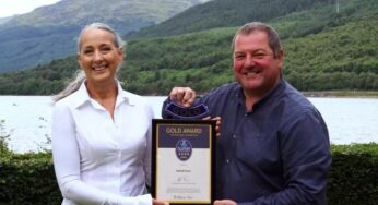 Ashfield House B&B awarded a Four Star Gold award by VisitScotland