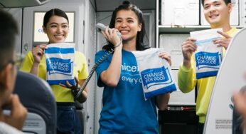 Philippines’ Cebu Pacific and UNICEF renew partnership for the Change for Good program