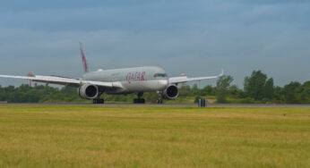 Qatar Airways’ ultramodern aircraft A350-1000 lands in United States for the first time