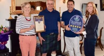 The Townhouse achieves VisitScotland’s five star gold grading for accommodation