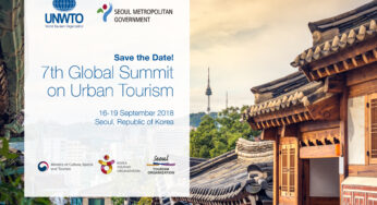 7th UNWTO Global Summit on Urban Tourism, 16-19 September 2018 in Seoul, Republic of Korea