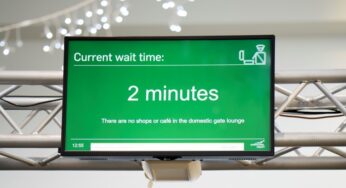 Queenstown Airport introduces new sensor technology to provide real-time wait time information to passengers