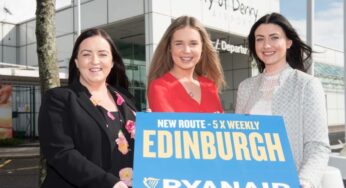 Ryanair launches £9.99 winter sale on Derry Airport route to Edinburgh