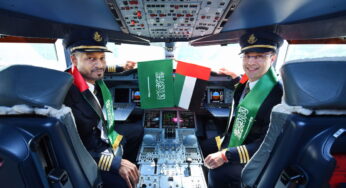 Emirates operated a special one-off A380 service to Riyadh in celebration of the Kingdom of Saudi Arabia’s 88th National Day