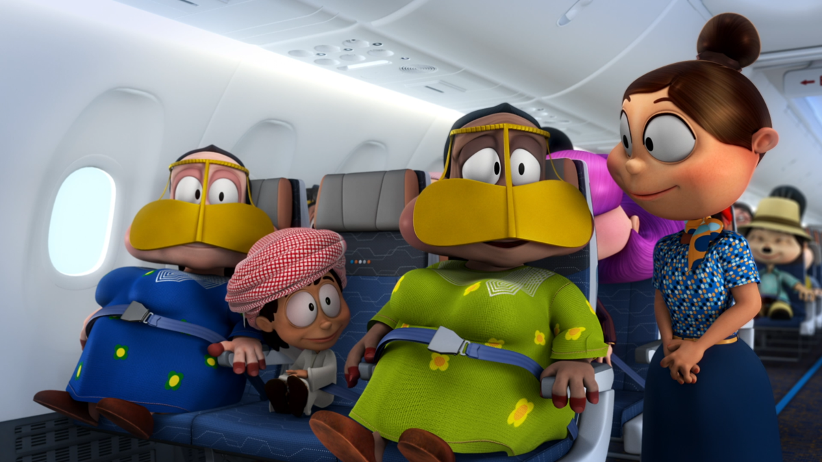 Travel PR News | flydubai introduces updated safety video featuring  characters from the popular FREEJ cartoon series