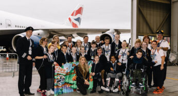 Hundreds of children with illness or disability taken to Orlando for a holiday of a lifetime on a chartered British Airways jumbo jet