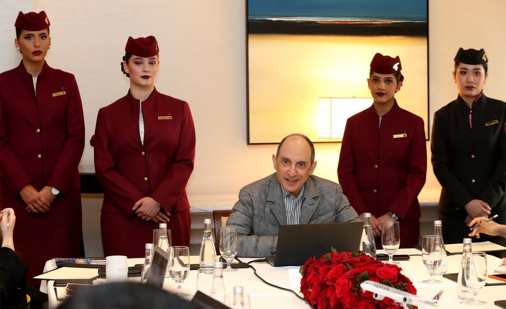 Qatar Airways Hosted A Media Roundtable, Round Table Luncheons Ny