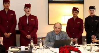 Qatar Airways hosted a media roundtable luncheon in New York for the launch of its ultramodern A350-1000 to JFK