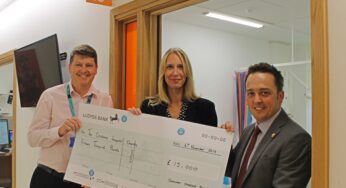 Doncaster Sheffield Airport raised £15,000 to provide a specialist consulting room at Sheffield Children’s Hospital