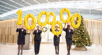 British Airways celebrates welcoming more than a million customers to its First Wing at Heathrow Terminal 5