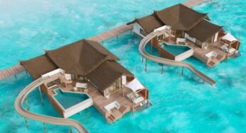 Jumeirah Vittaveli adds water slides to its newly revamped ocean villas