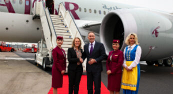 Qatar Airways inaugurates non-stop flight from Doha to Gothenburg, Sweden