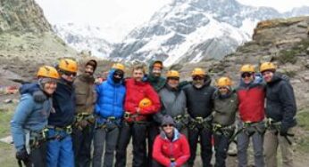 Silversea’s Expedition Team trains in the Chilean Andes ahead of the Antarctica season