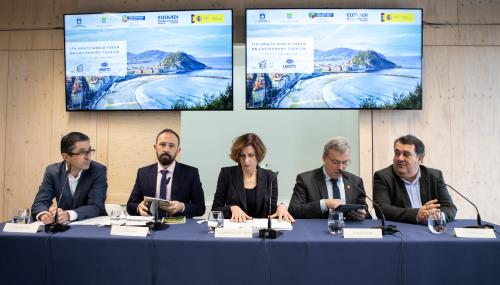 UNWTO and the Basque Culinary Center to co-organize the 5th UNWTO World Forum on Gastronomy Tourism on 2-3 May 2019 in Donostia-San Sebastián, Spain