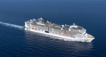 MSC Cruises’ third Meraviglia ship MSC Grandiosa moved to a wet dock for its final phase of work until her delivery in October 2019