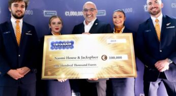 Ryanair supports hospice charity Naomi House & Jacksplace with a €100,000 donation