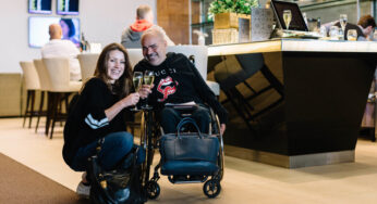 British Airways marked International Wheelchair Day by upgrading a number of customers to Club World (Business)