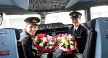 Qatar Airways celebrated a landmark flight operated by a crew made up entirely of 15 women