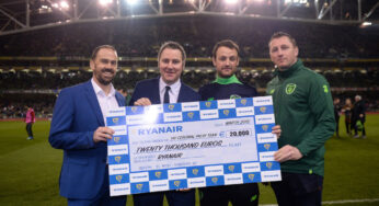 Ryanair donates €20,000 to FAI Cerebral Palsy football team