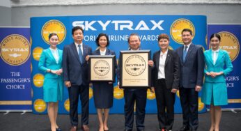 Bangkok Airways received World’s Best Regional Airline 2019 and Best Regional Airline in Asia 2019 at The Skytrax World Airline Awards