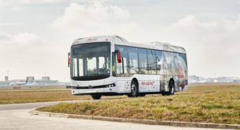 Brussels Airport deploys electric buses transport visitors to and from the Paradise City festival