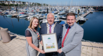 George Best Belfast City airport congratulates Bangor as the ‘Best Kept Large Urban Centre’ at Ireland’s Best Kept Town Awards 2019