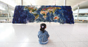 Heathrow and Royal Botanic Gardens, Kew unveil hand-made 12 metre squared Botanical Tapestry