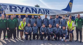 Ryanair sponsors the FAI Cerebral Palsy football team for the Cerebral Palsy World Cup in Spain