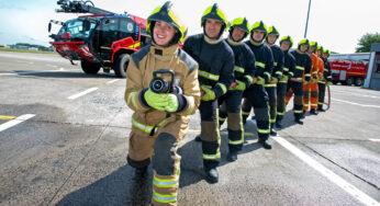 Shannon Airport becomes the first airport in Ireland to take delivery of two new state-of-the-art High Reach Extendable Turret fire tenders