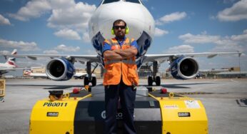 British Airways celebrated its 100,000th aircraft pushback using its eco-friendly, emissions-free Mototok tugs