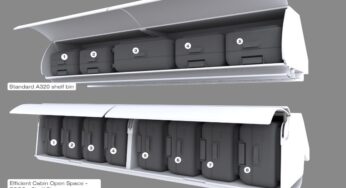 Air France equips its A320 and A321 aircraft with Safran Cabin’s latest ECOS luggage compartments