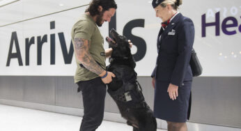 British Airways flies a special four-legged friend to the UK to receive an ‘Animal OBE’