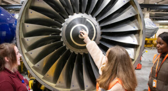 British Airways welcomed more than 200 students into its hangar during National Work Experience Month