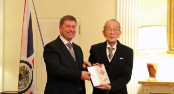 Japan Airlines congratulates Dr. Kazuo Inamori for receiving honorary KBE title from Her Majesty the Queen of the United Kingdom