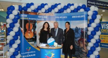 Ryanair launched the first in a series of joint promotions of Lombardy in the UK market