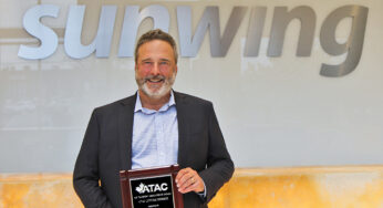 Sunwing Airlines President Mark Williams honored with the ATAC Lifetime Honoree Award