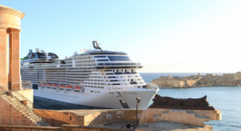 The Port of Valletta welcomed the first call of MSC Grandiosa