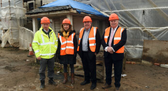 VisitScotland’s Chief Executive visits David Livingstone Birthplace on-going restoration