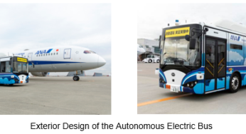 All Nippon Airways trials an autonomous electric bus at Haneda International Airport