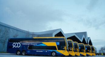 Scottish Citylink celebrates the launch of a new fleet of vehicles on Edinburgh and Glasgow route with free coach travel