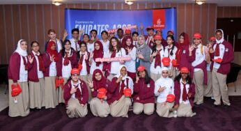 Students gathered for an immersive session at the Emirates Airline Festival of Literature’s Education Programme